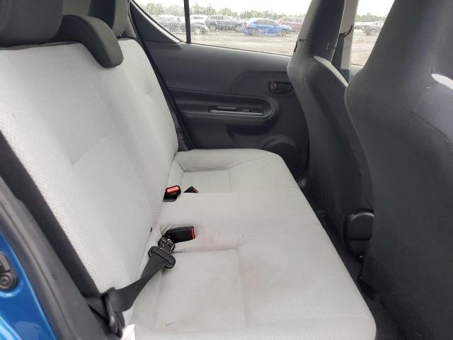 JTDKDTB39F1113079 - 2015 TOYOTA PRIUS C BLUE photo 10