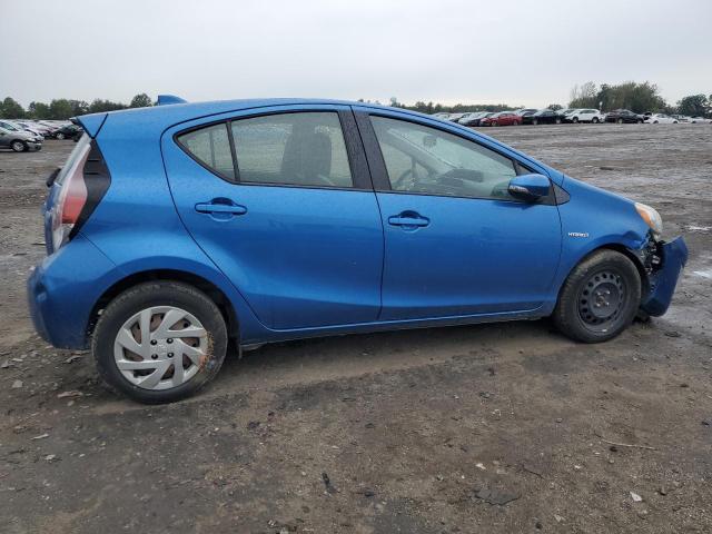 JTDKDTB39F1113079 - 2015 TOYOTA PRIUS C BLUE photo 3