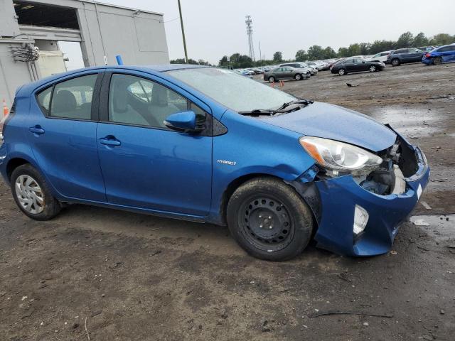 JTDKDTB39F1113079 - 2015 TOYOTA PRIUS C BLUE photo 4
