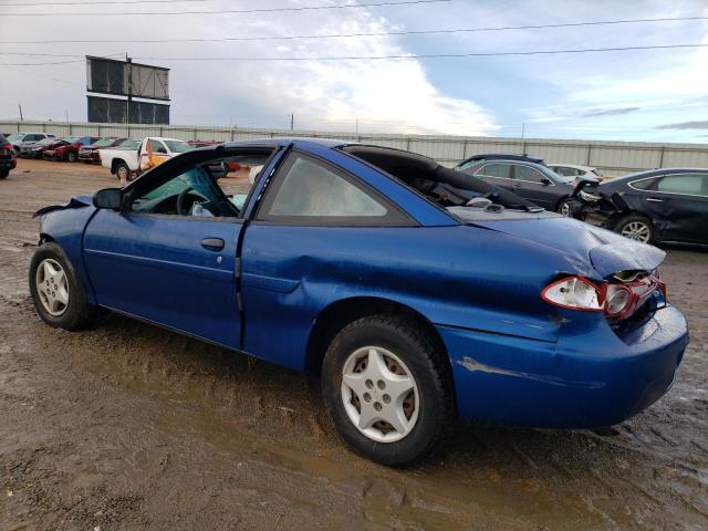 1G1JC12F737285612 - 2003 CHEVROLET CAVALIER BLUE photo 2