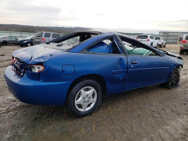 1G1JC12F737285612 - 2003 CHEVROLET CAVALIER BLUE photo 3