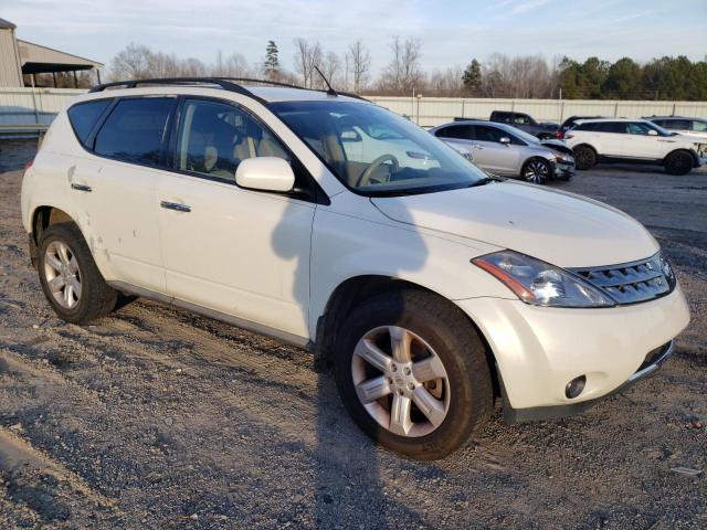 JN8AZ08W27W604227 - 2007 NISSAN MURANO SL WHITE photo 4