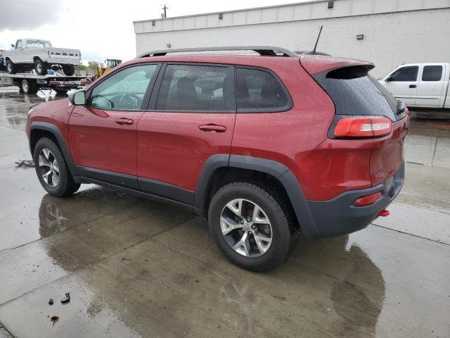 1C4PJMBB7GW343851 - 2016 JEEP CHEROKEE TRAILHAWK MAROON photo 2
