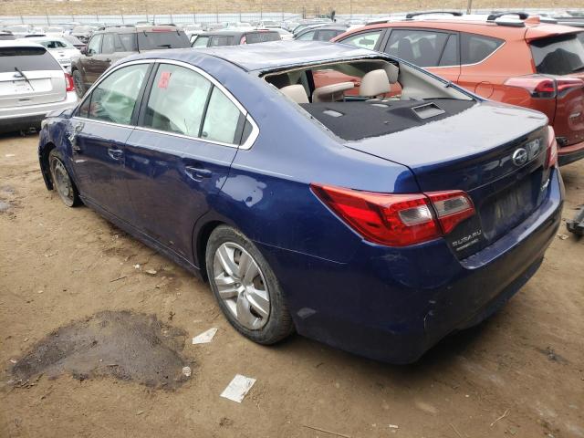 4S3BNBA62F3047921 - 2015 SUBARU LEGACY 2.5I BLUE photo 2