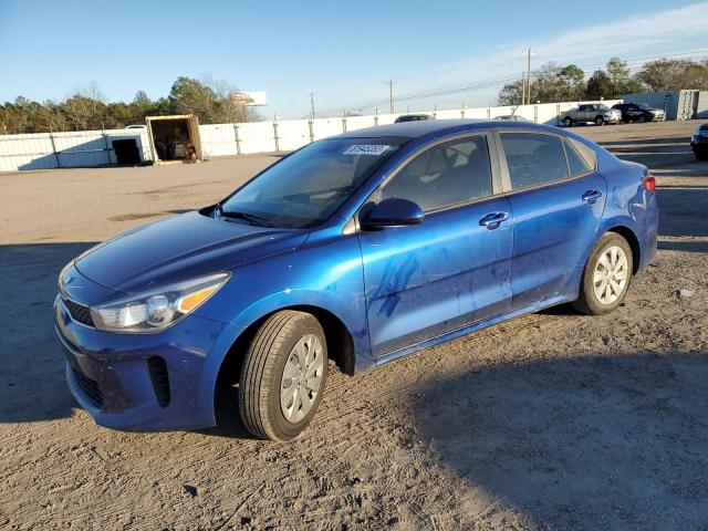 3KPA24AD1LE346903 - 2020 KIA RIO LX BLUE photo 1