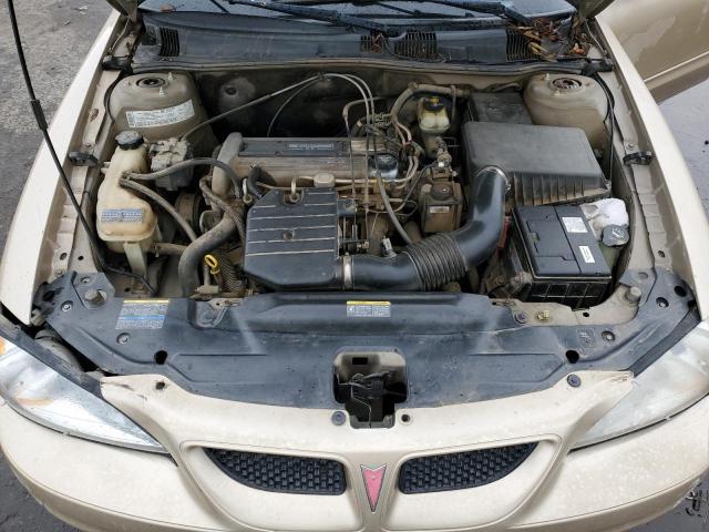 1G2NE52F75M200366 - 2005 PONTIAC GRAND AM SE GOLD photo 11