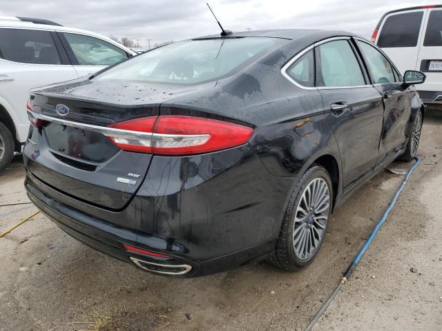 3FA6P0T94HR389016 - 2017 FORD FUSION SE BLACK photo 3