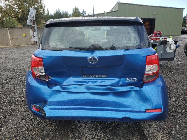 JTKKUPB44D1032738 - 2013 TOYOTA SCION XD BLUE photo 6