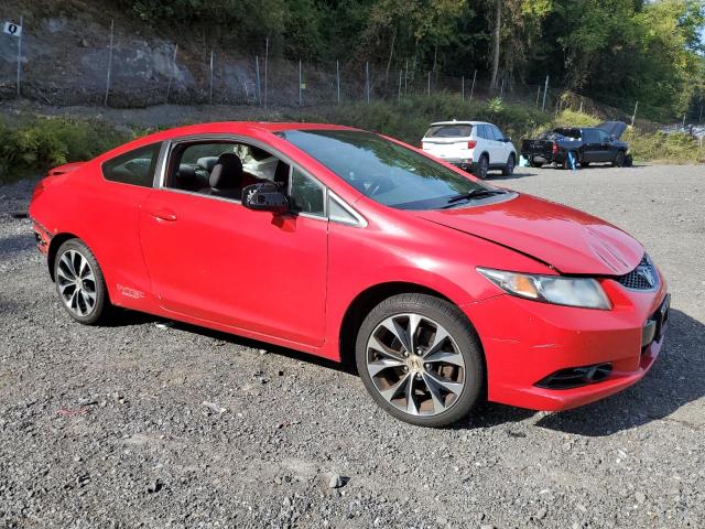 2HGFG4A5XDH701798 - 2013 HONDA CIVIC SI RED photo 4