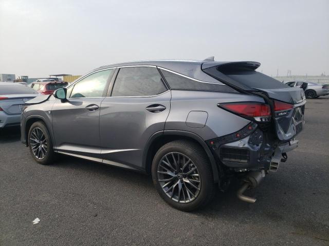 2T2YZMDA0MC301295 - 2021 LEXUS RX 350 F-SPORT CHARCOAL photo 2