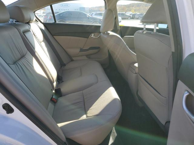 19XFB2F98EE057258 - 2014 HONDA CIVIC EXL თეთრი ფოტო 10