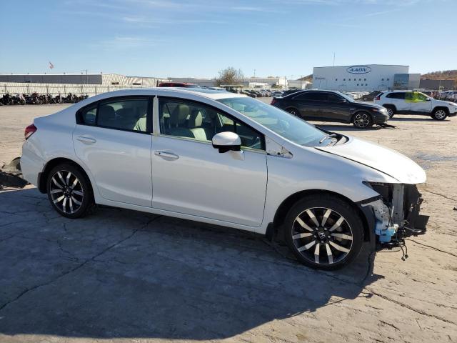 19XFB2F98EE057258 - 2014 HONDA CIVIC EXL WHITE photo 4