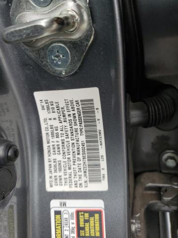 JHMZE2H78ES002451 - 2014 HONDA INSIGHT EX ნაცრისფერი ფოტო 12