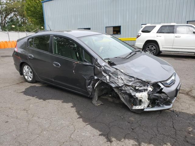 JHMZE2H78ES002451 - 2014 HONDA INSIGHT EX ნაცრისფერი ფოტო 4