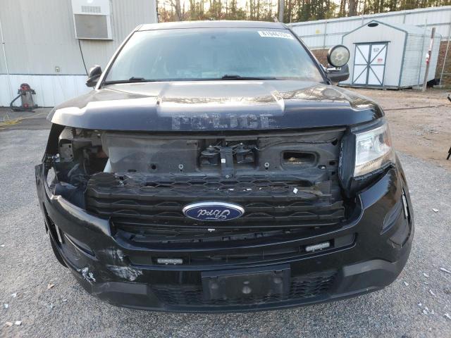 1FM5K8AR2HGE00829 - 2017 FORD EXPLORER POLICE INTERCEPTOR Սև լուսանկար 5