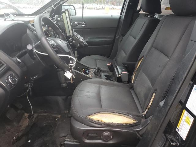 1FM5K8AR2HGE00829 - 2017 FORD EXPLORER POLICE INTERCEPTOR Սև լուսանկար 7