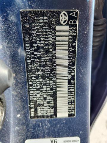 5YFBURHE3GP430400 - 2016 TOYOTA COROLLA L BLUE photo 14