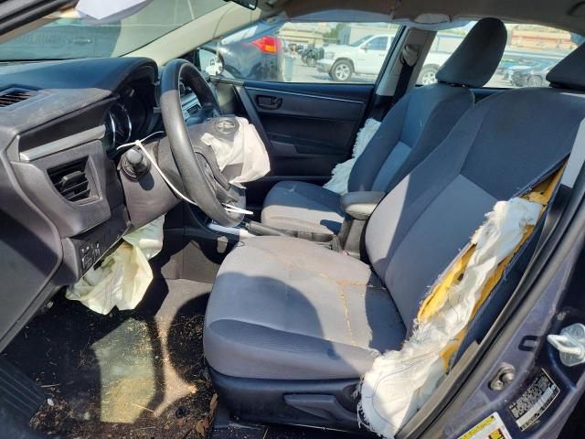 5YFBURHE3GP430400 - 2016 TOYOTA COROLLA L BLUE photo 7