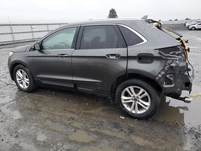 2FMPK4J95KBB22489 - 2019 FORD EDGE SEL GRAY photo 2