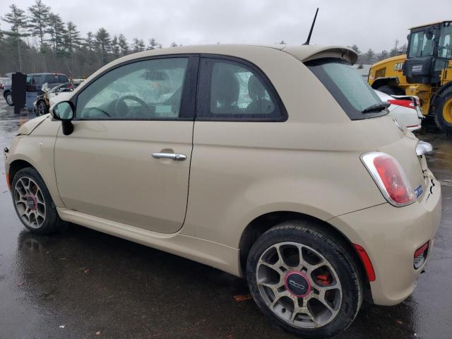 3C3CFFBR0CT110049 - 2012 FIAT 500 SPORT TAN photo 2