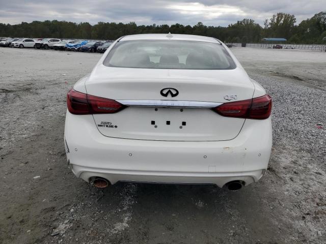 JN1EV7AR6JM431209 - 2018 INFINITI Q50 LUXE WHITE photo 6