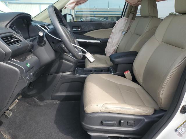 5J6RM4H72GL136038 - 2016 HONDA CR-V EXL WHITE photo 7