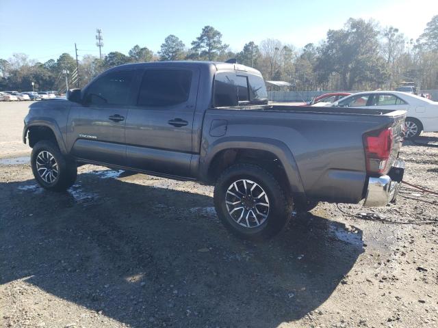 5TFCZ5AN4JX159851 - 2018 TOYOTA TACOMA DOUBLE CAB GRAY photo 2