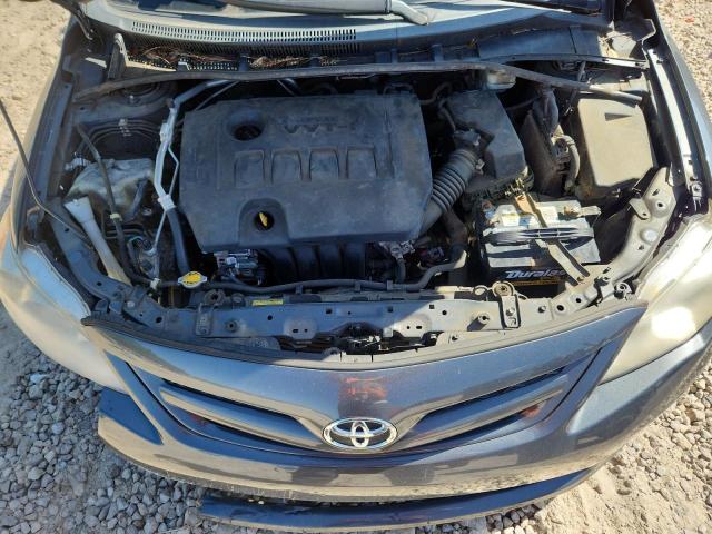 2T1BU4EE2BC703147 - 2011 TOYOTA COROLLA BASE GRAY photo 11