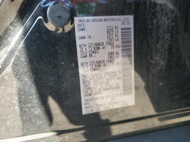 5N1AT2MV5GC911359 - 2016 NISSAN ROGUE S 黑色 照片 13