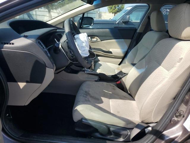 19XFB2F56FE298234 - 2015 HONDA CIVIC LX Brązowy zdjęcie 7