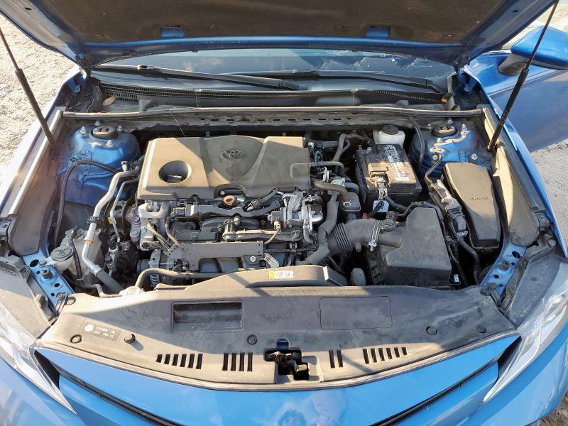 4T1B11HK6KU238346 - 2019 TOYOTA CAMRY L BLUE photo 11