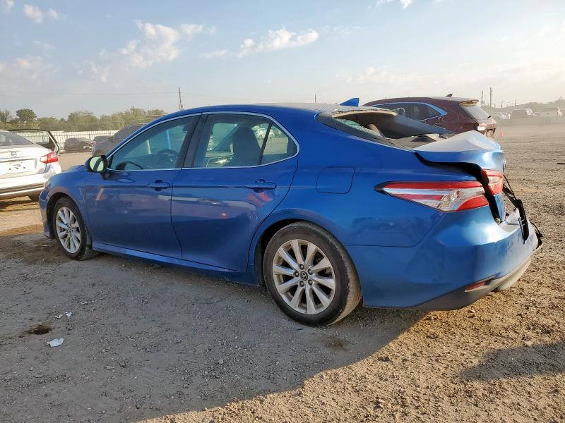 4T1B11HK6KU238346 - 2019 TOYOTA CAMRY L BLUE photo 2