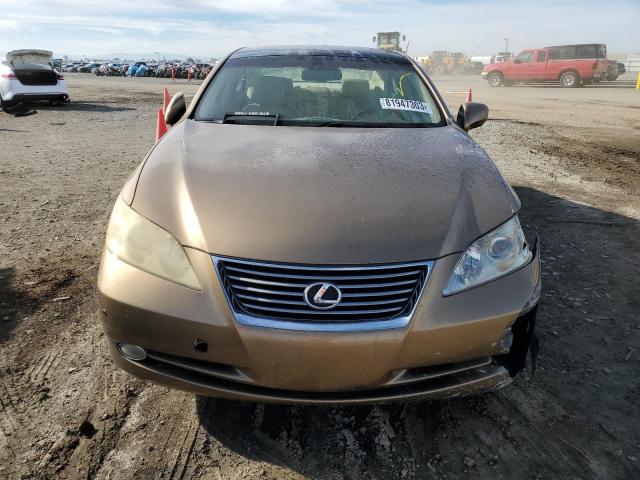 JTHBJ46G072038522 - 2007 LEXUS ES 350 TAN photo 5