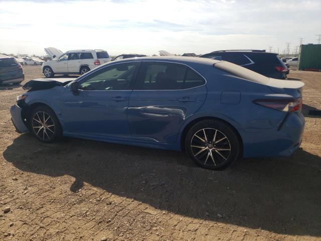 4T1T11BK7PU076845 - 2023 TOYOTA CAMRY SE NIGHT SHADE BLUE photo 2