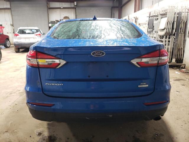 3FA6P0HD0LR190776 - 2020 FORD FUSION SE BLUE photo 6