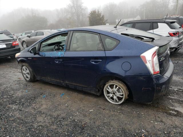 JTDKN3DU4C1574950 - 2012 TOYOTA PRIUS BLUE photo 2