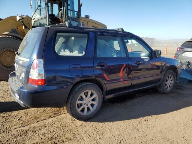 JF1SG65626H754232 - 2006 SUBARU FORESTER 2.5X PREMIUM BLUE photo 3