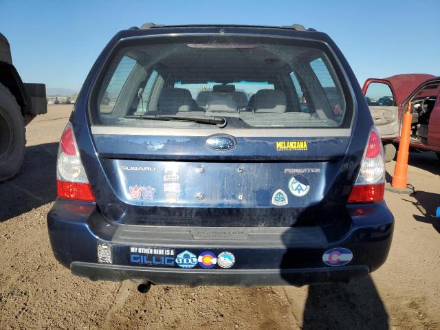JF1SG65626H754232 - 2006 SUBARU FORESTER 2.5X PREMIUM BLUE photo 6