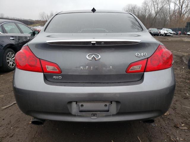 JN1CV6AR4FM521192 - 2015 INFINITI Q40 GRAY photo 6