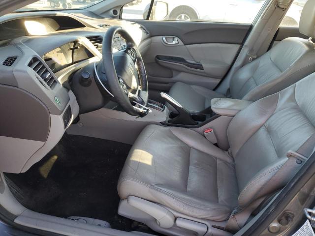 19XFB2F95CE306032 - 2012 HONDA CIVIC EXL ნაცრისფერი ფოტო 7