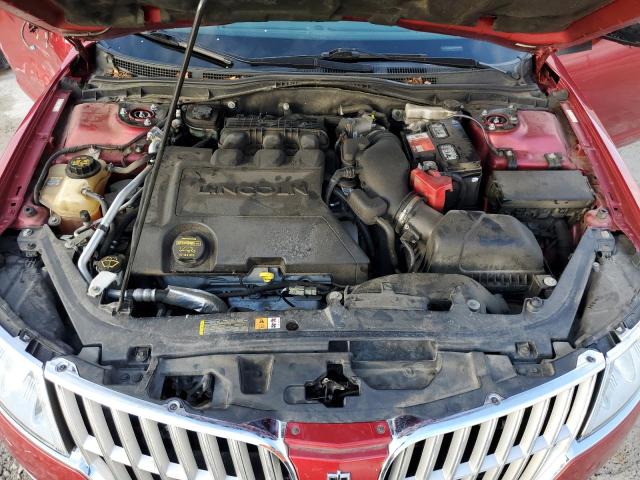 3LNHL2GC4CR806509 - 2012 LINCOLN MKZ RED photo 11