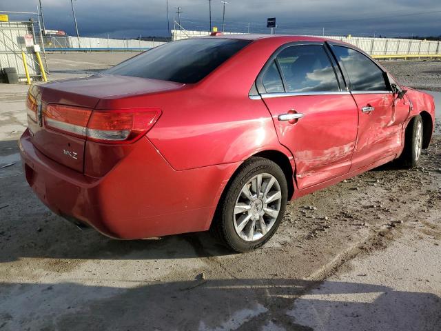 3LNHL2GC4CR806509 - 2012 LINCOLN MKZ RED photo 3