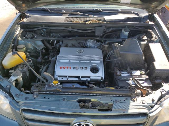 JTEEP21AX40037871 - 2004 TOYOTA HIGHLANDER GREEN photo 11
