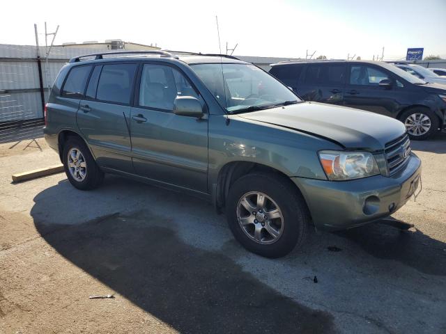 JTEEP21AX40037871 - 2004 TOYOTA HIGHLANDER GREEN photo 4