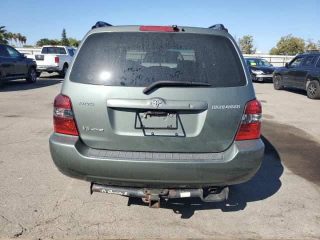 JTEEP21AX40037871 - 2004 TOYOTA HIGHLANDER GREEN photo 6
