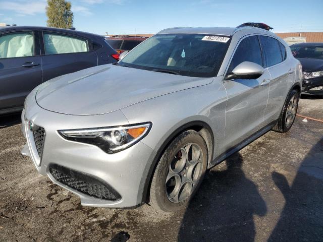 ZASFAKBN6J7B80502 - 2018 ALFA ROMEO STELVIO TI SILVER photo 1