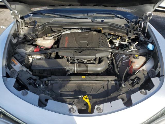 ZASFAKBN6J7B80502 - 2018 ALFA ROMEO STELVIO TI SILVER photo 11