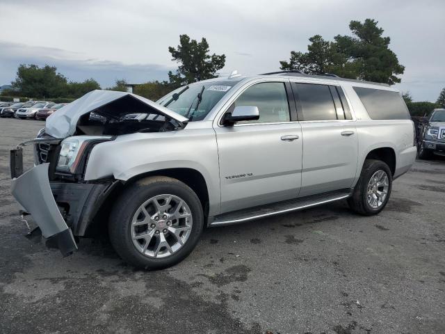 1GKS2GKC3GR338098 - 2016 GMC YUKON XL K1500 SLT SILVER photo 1