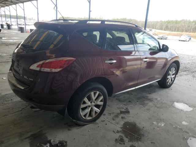 JN8AZ1MW8BW181044 - 2011 NISSAN MURANO S BURGUNDY photo 3