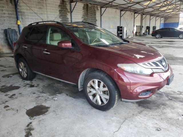 JN8AZ1MW8BW181044 - 2011 NISSAN MURANO S BURGUNDY photo 4